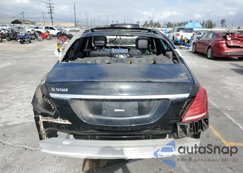 2015 Mercedes-Benz S 550 из США, поврежденный, VIN WDDUG8CB6FA168422